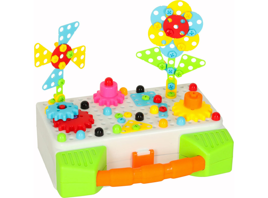 Šroubovací stavebnice s vrtačkou 181 prvků