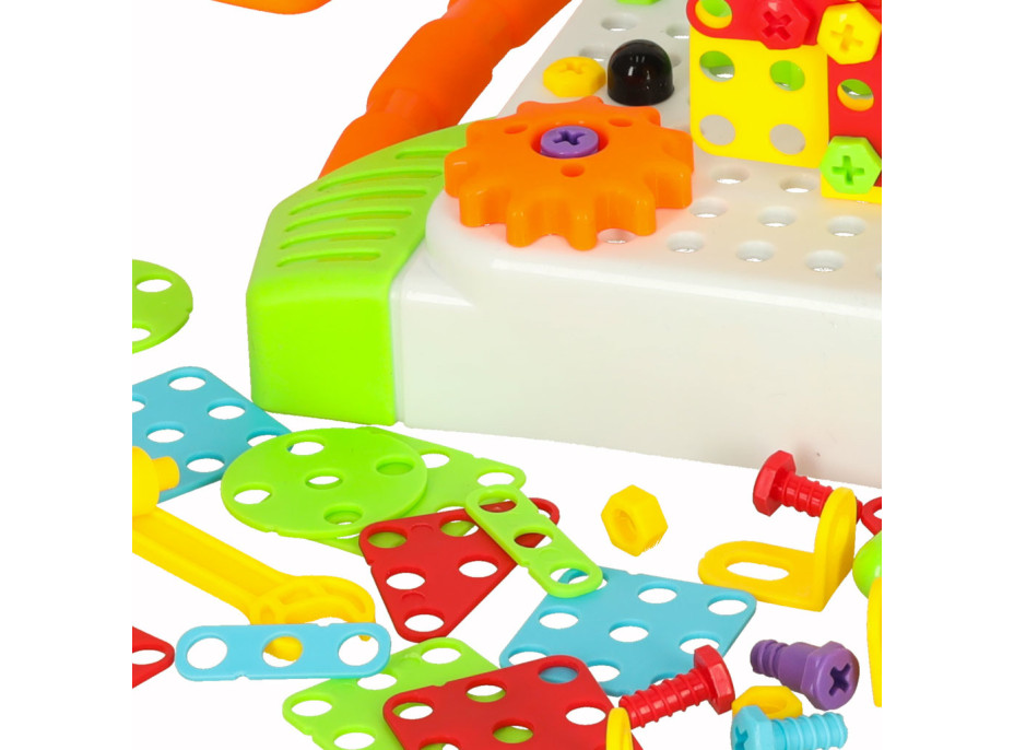 Šroubovací stavebnice s vrtačkou 181 prvků