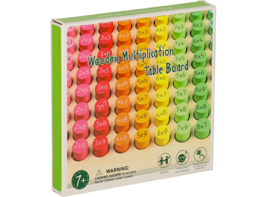 Vzdělávací dřevěná násobilka