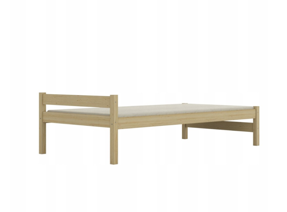 Dětská postel z masivu borovice ALEXANDR - 180x90 cm - bez povrchových úprav