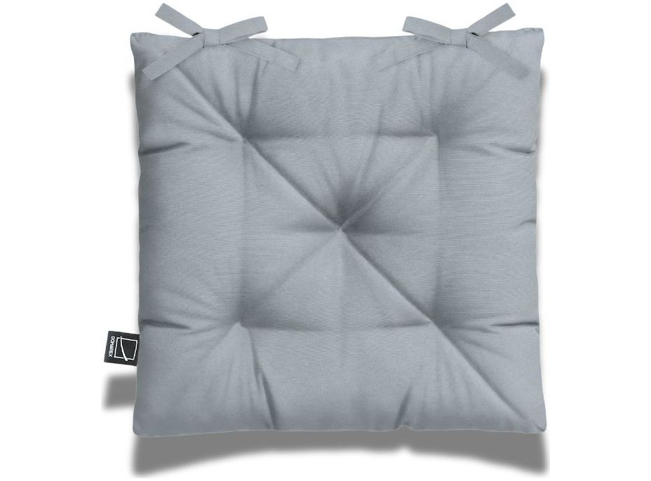 Prošívaný podsedák SILLA 40x40 cm - šedý