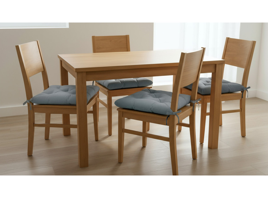 Prošívaný podsedák SILLA 40x40 cm - šedý