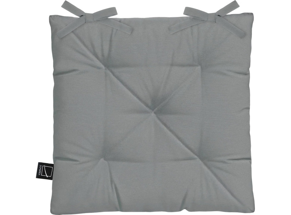 Prošívaný podsedák SILLA 40x40 cm - šedý