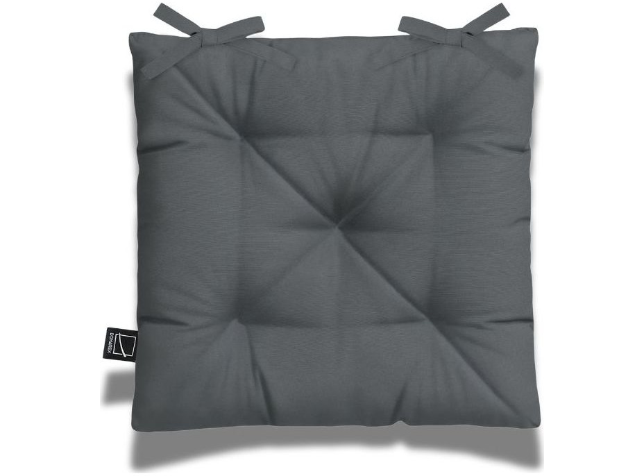 Prošívaný podsedák SILLA 40x40 cm - grafitový