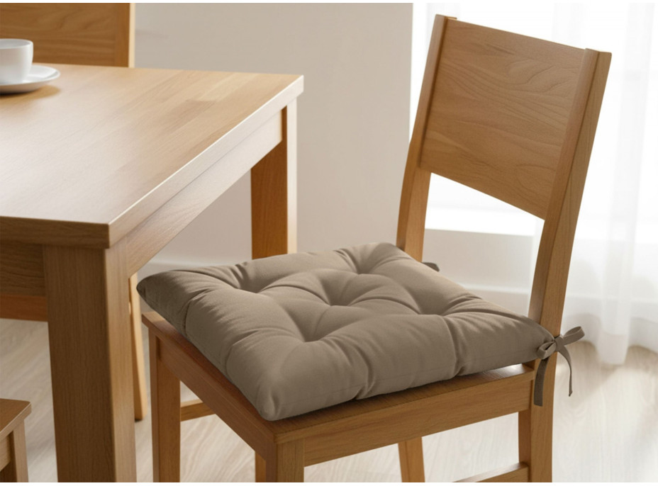 Prošívaný podsedák SILLA 40x40 cm - béžový