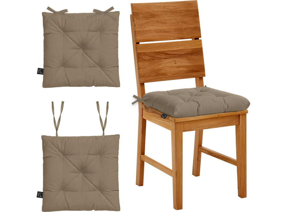 Prošívaný podsedák SILLA 40x40 cm - béžový