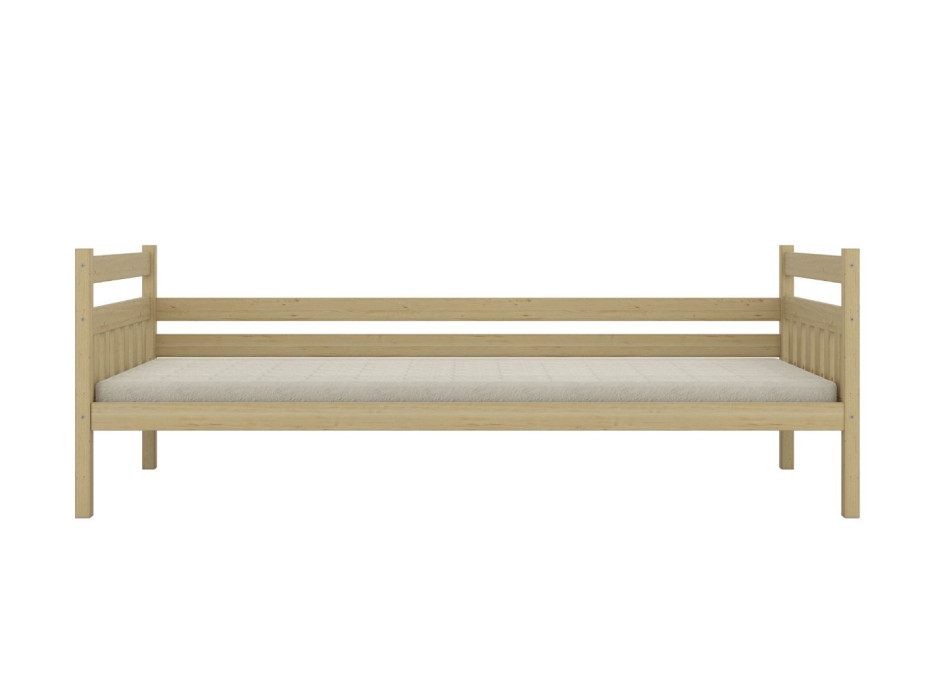 Dětská postel z masivu borovice DAMIÁN - 200x90 cm - přírodní borovice