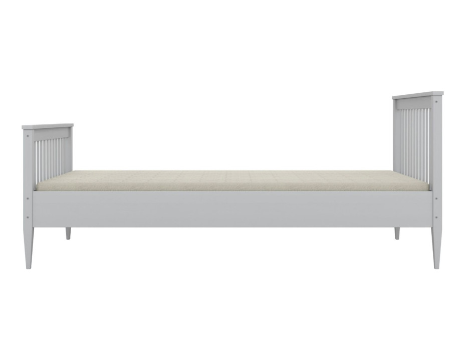 Dětská postel z masivu borovice EMILIE - 180x90 cm - bílá