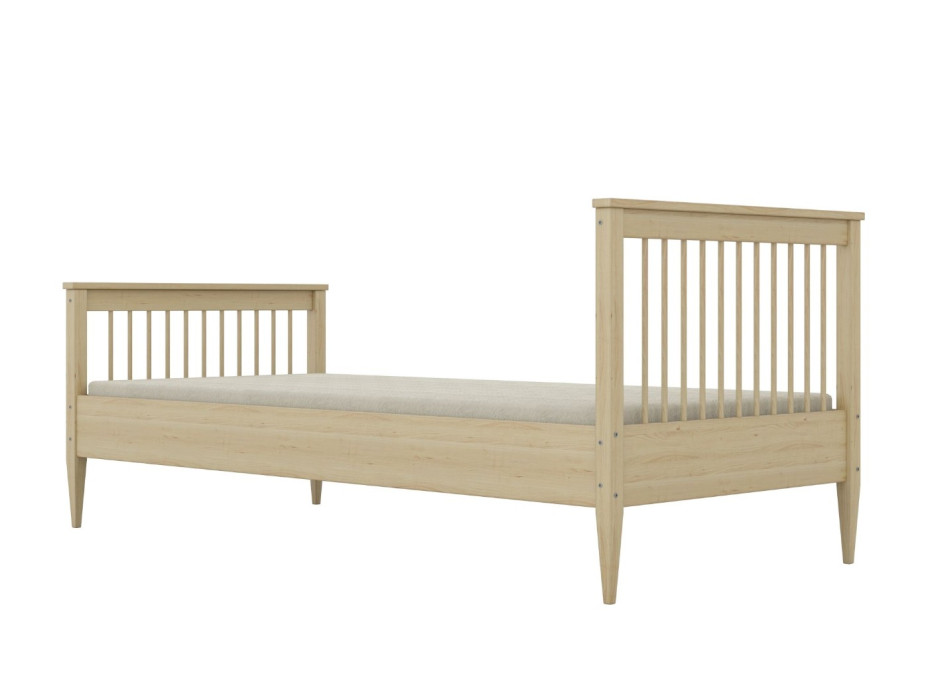 Dětská postel z masivu borovice EMILIE - 180x90 cm - přírodní borovice