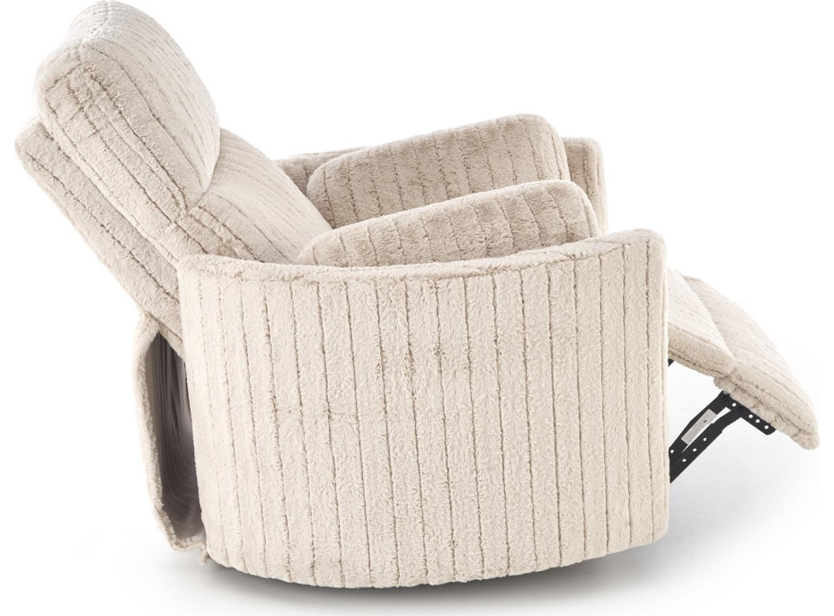 Rozkládací polohovací křeslo PEGAS - béžové