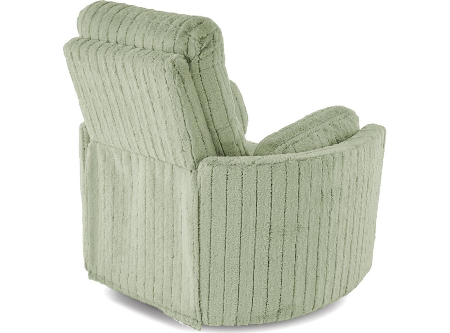 Rozkládací polohovací křeslo PEGAS - mátově zelené