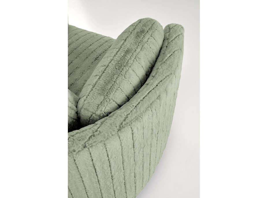 Rozkládací polohovací křeslo PEGAS - mátově zelené