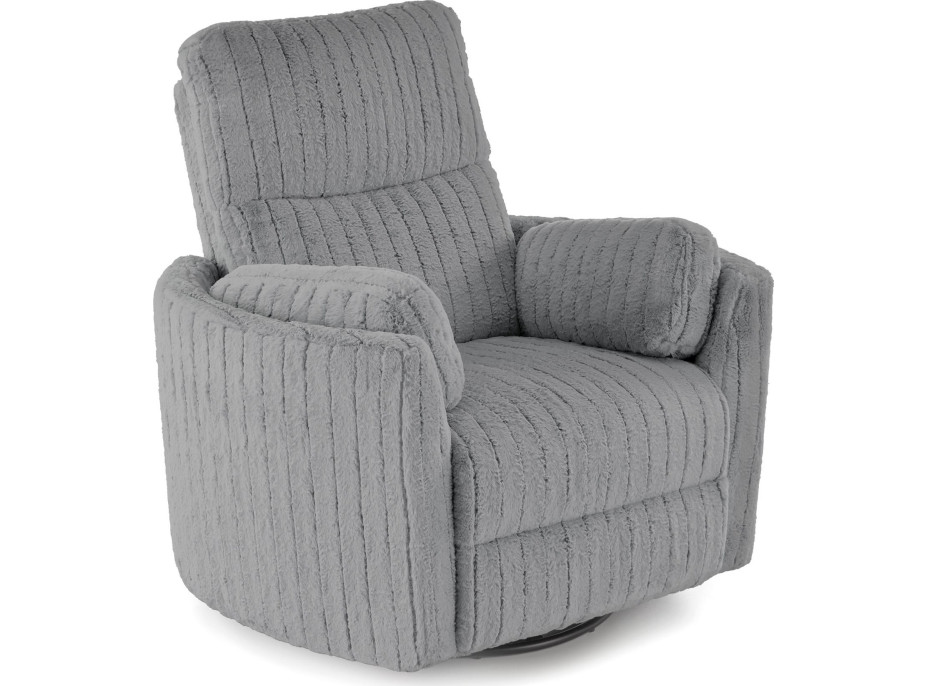 Rozkládací polohovací křeslo PEGAS - popelavě šedé