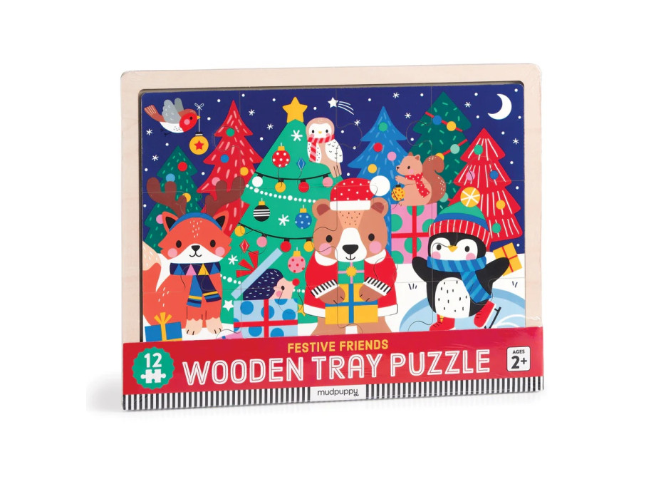 Mudpuppy Puzzle Vánoce 12 dílků