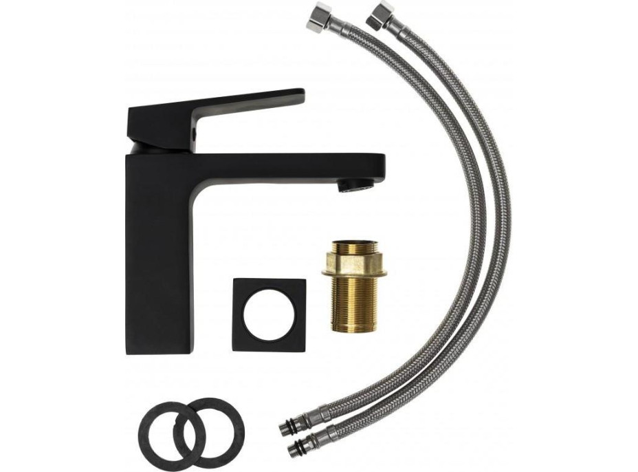 Umyvadlová baterie SARA - černá - nízká