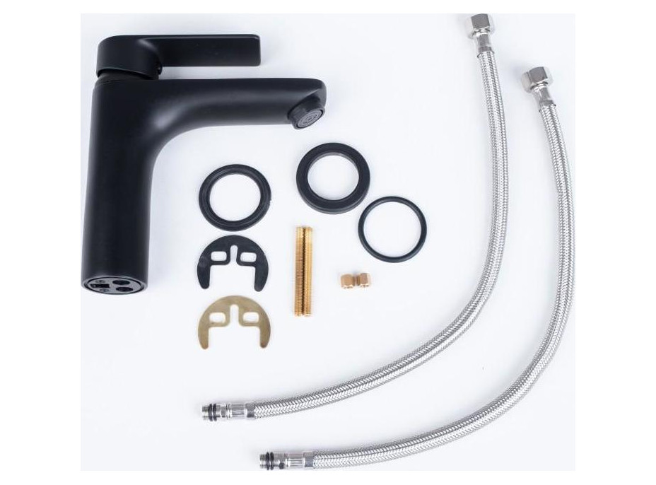 Umyvadlová baterie ELENA - černá - vysoká