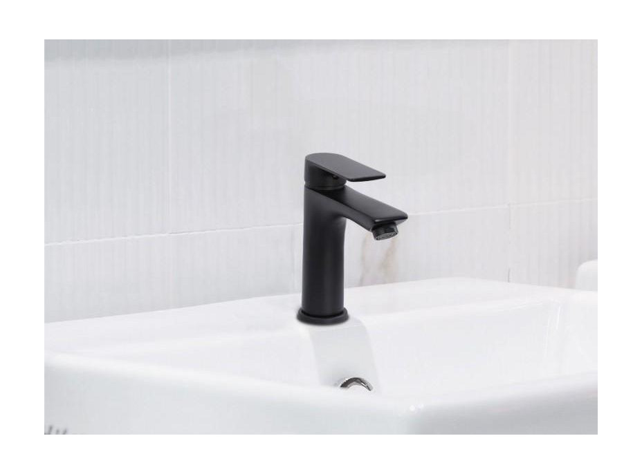 Umyvadlová baterie HARY - černá - vysoká