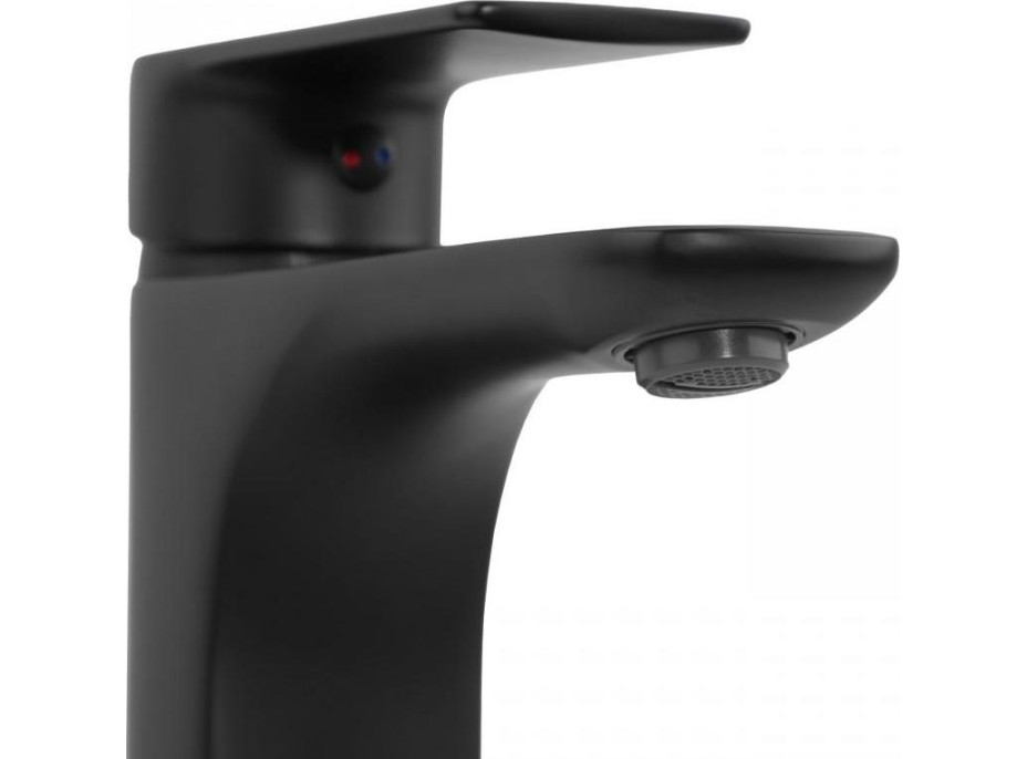 Umyvadlová baterie REMI - černá - vysoká