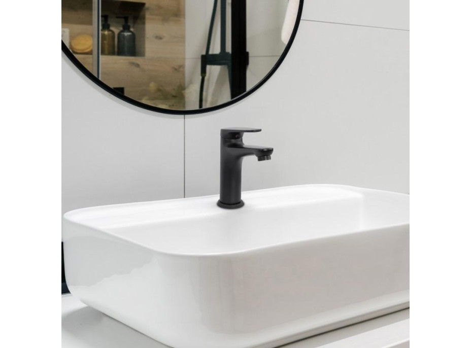 Umyvadlová baterie SONIA - černá - vysoká