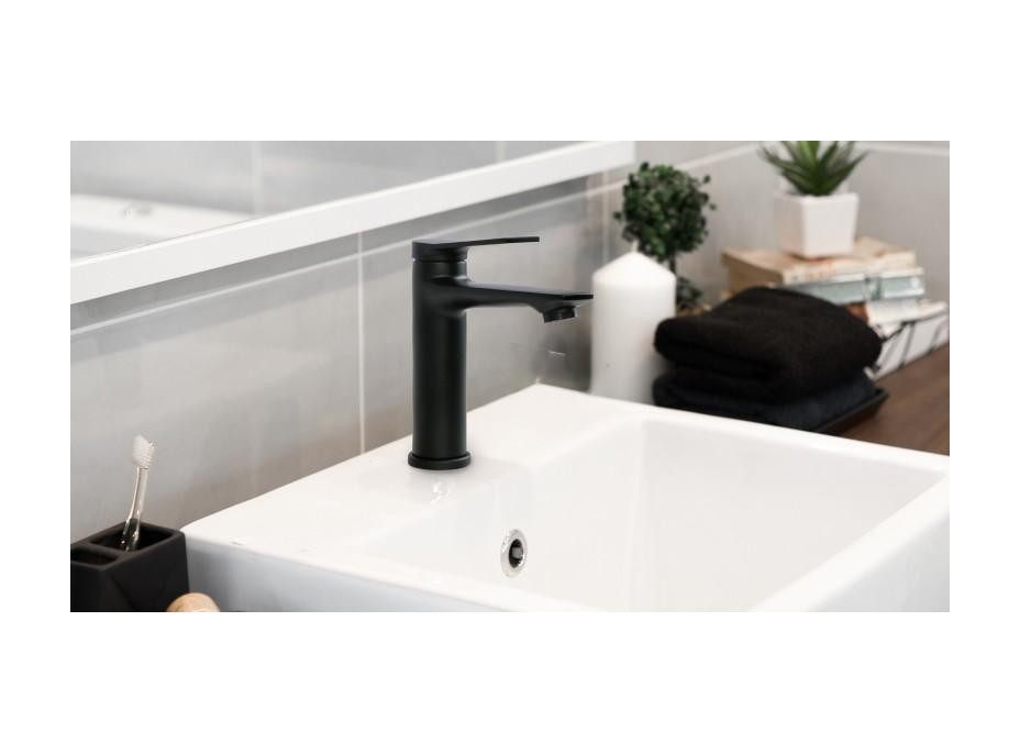 Umyvadlová baterie OMALA - černá - vysoká