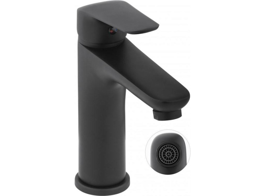 Umyvadlová baterie APIO - černá - nízká