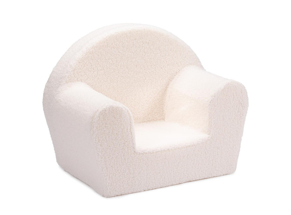 Dětské křesílko MINI bouclé - krémové Dětské křesílko MINI bouclé - krémové
