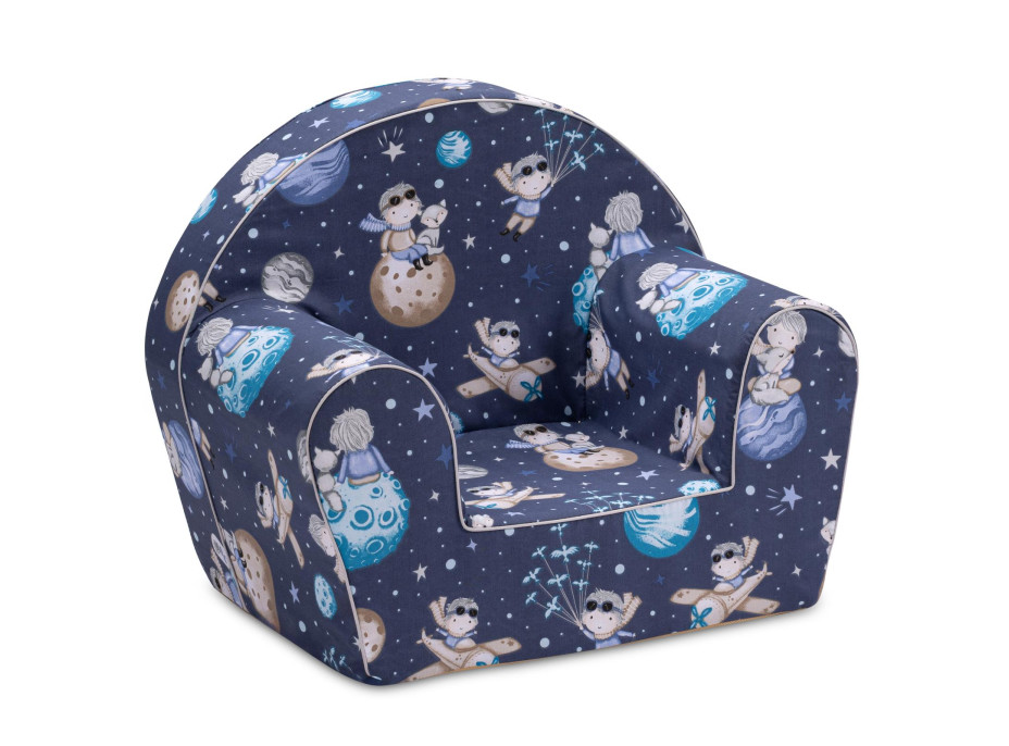 Dětské křesílko MINI - Malý princ - tmavě modré