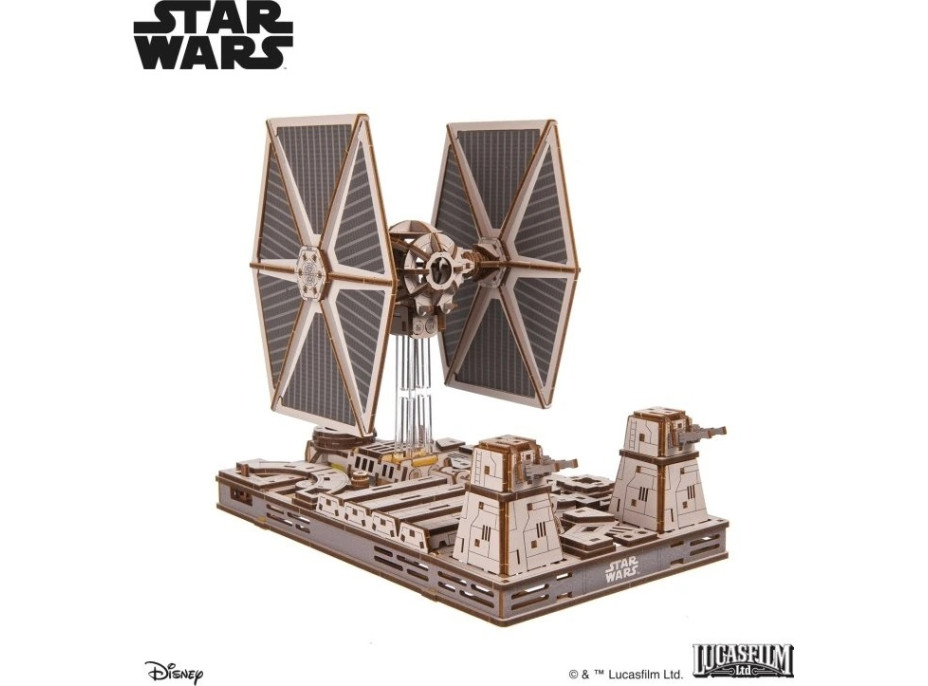 Ugears 3D dřevěná mechanická skládačka Star Wars Stíhačka TIE Ugears 3D dřevěná mechanická skládačka Star Wars Stíhačka TIE