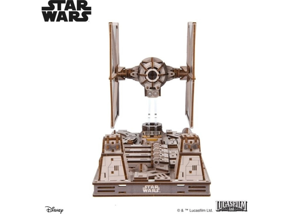 Ugears 3D dřevěná mechanická skládačka Star Wars Stíhačka TIE