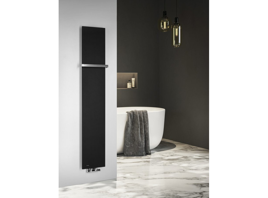 Sapho SMARTELLA otopné těleso 250x1490mm, černá mat MI1429