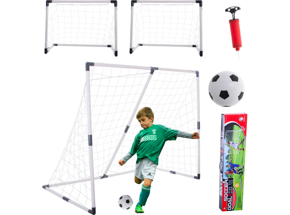 Fotbalová branka pro děti 2v1 - 185x120x70 cm Fotbalová branka pro děti 2v1 - 185x120x70 cm