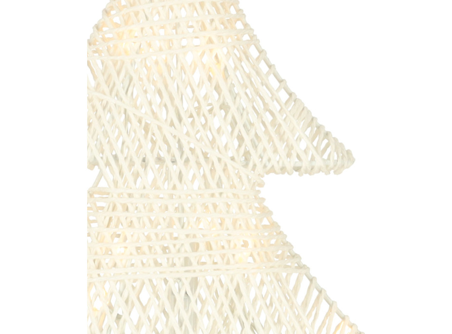 Vánoční stojící stromek 39 cm 10LED - teplá bílá