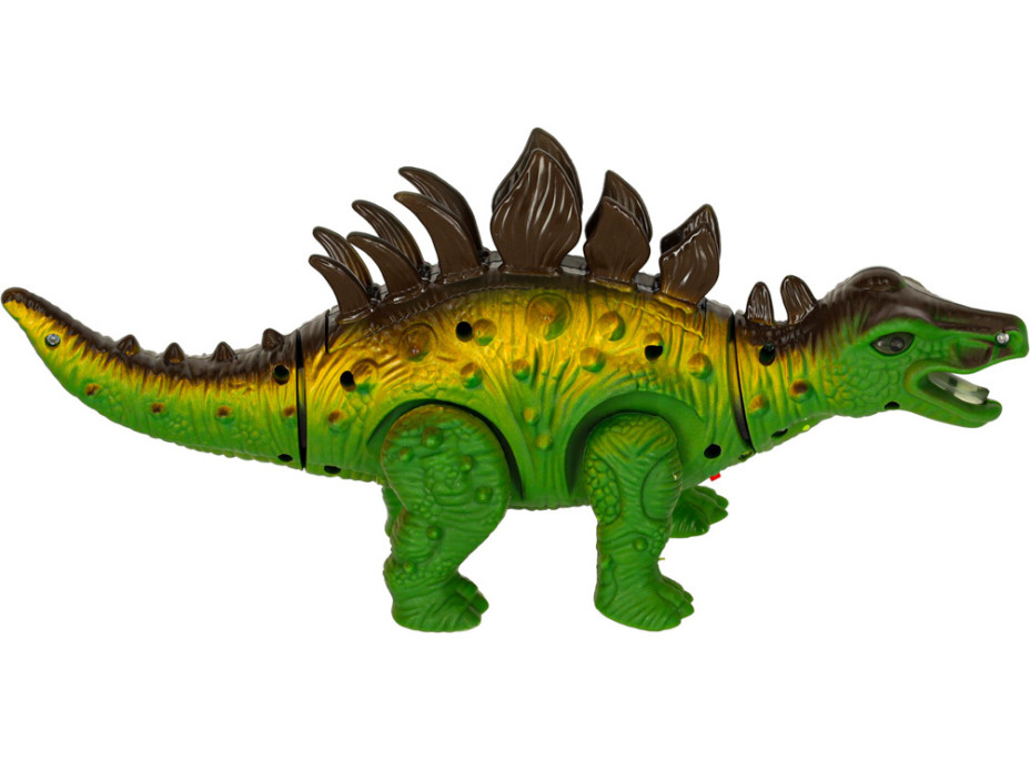 Pohyblivý dinosaurus Stegosaurus se zvuky a světlem