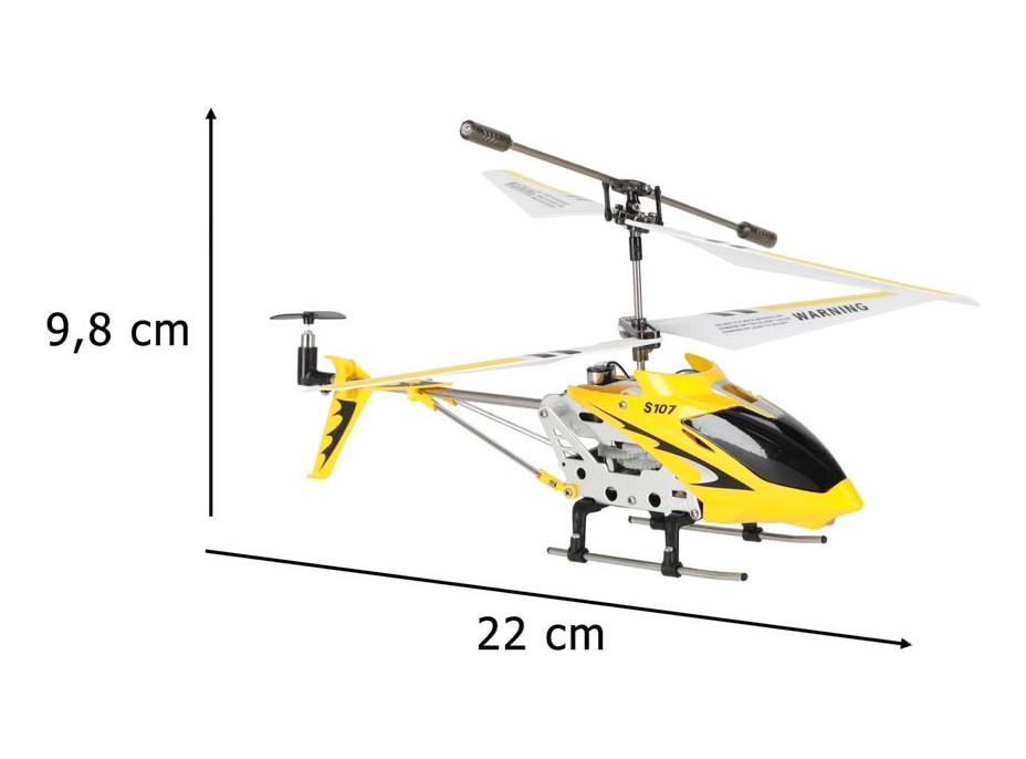 RC vrtulník SYMA S107G - žlutý