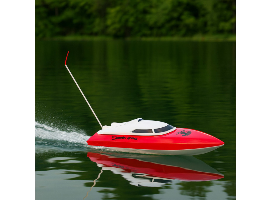 RC loď 4CH mini CP802 - červená