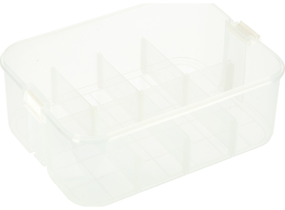 Box na hračky a drobnosti s přihrádkami a víkem