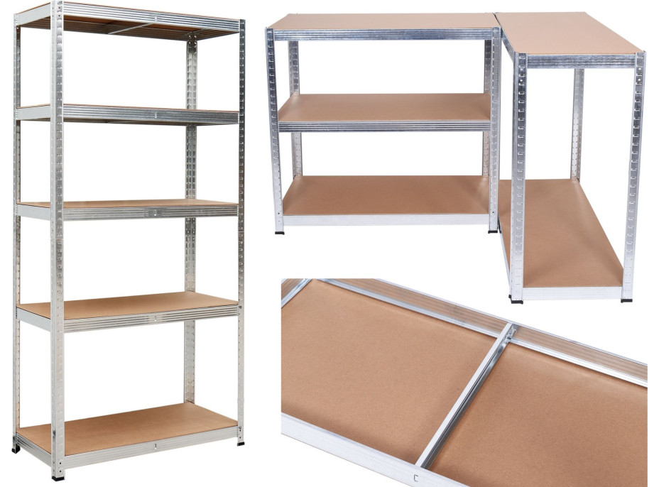 Policový regál CONOR 180x90x30 cm - nosnost 875 kg Policový regál CONOR 180x90x30 cm - nosnost 875 kg