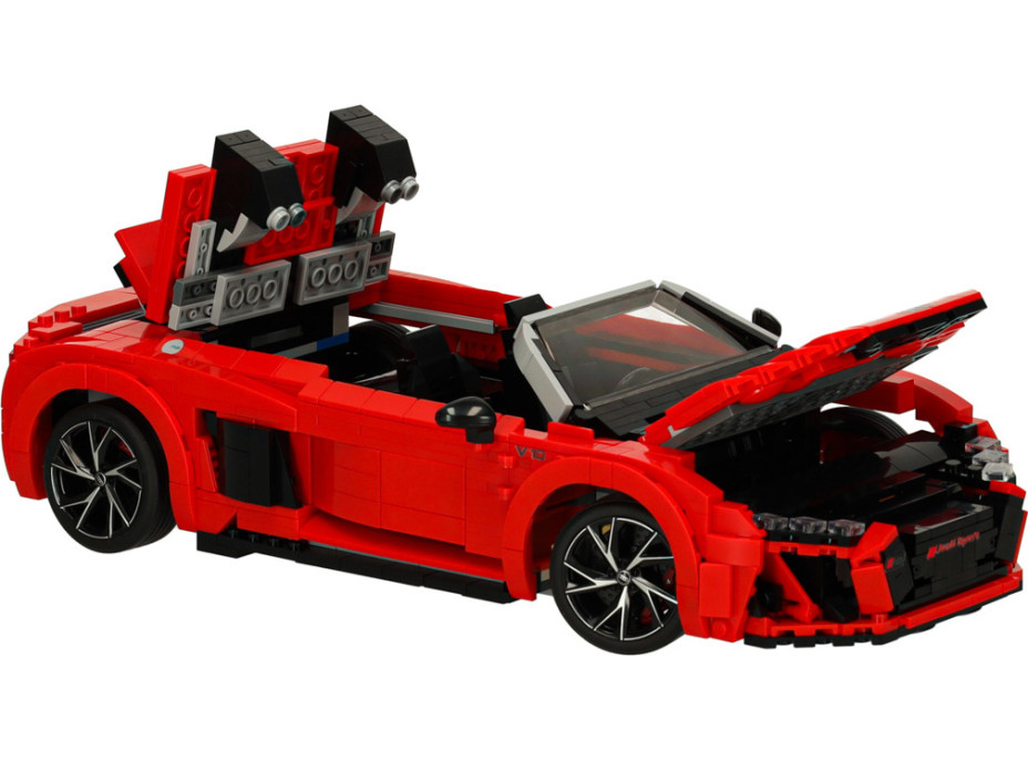Stavebnice Rastar 93800 AUDI R8 Spyder 1:14 - 1440 dílků