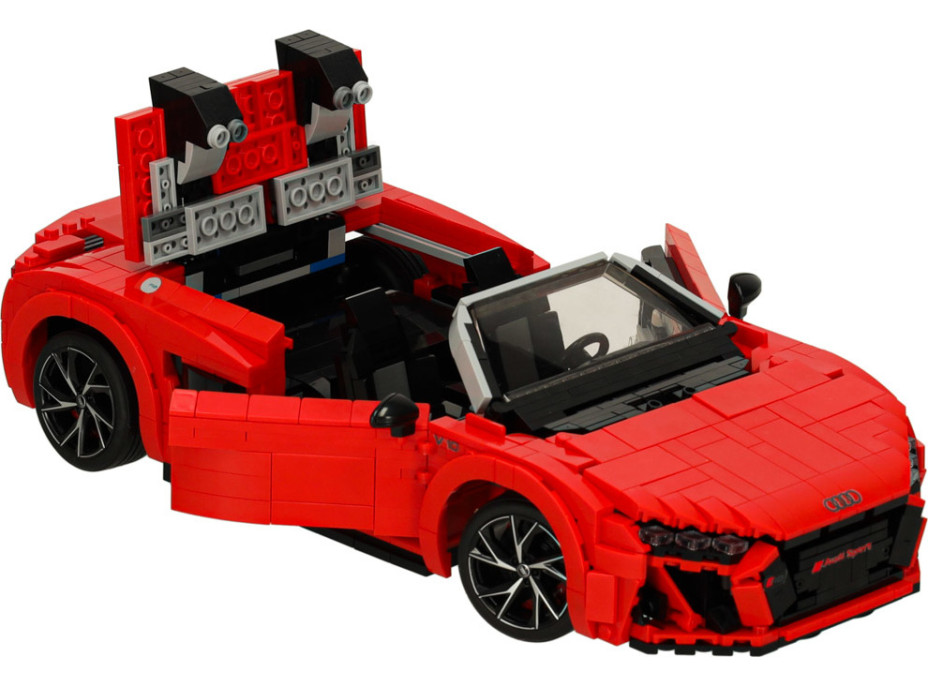 Stavebnice Rastar 93800 AUDI R8 Spyder 1:14 - 1440 dílků
