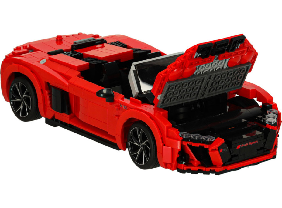 Stavebnice Rastar 93800 AUDI R8 Spyder 1:14 - 1440 dílků