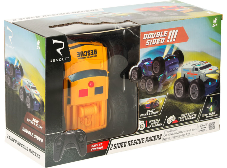 RC oboustranné auto Revolt Rescue Racer