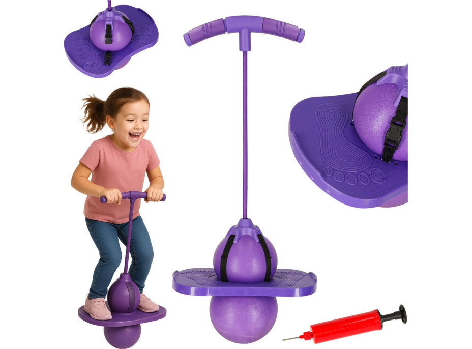 Dětské balanční hopsadlo POGO - fialové Dětské balanční hopsadlo POGO - fialové