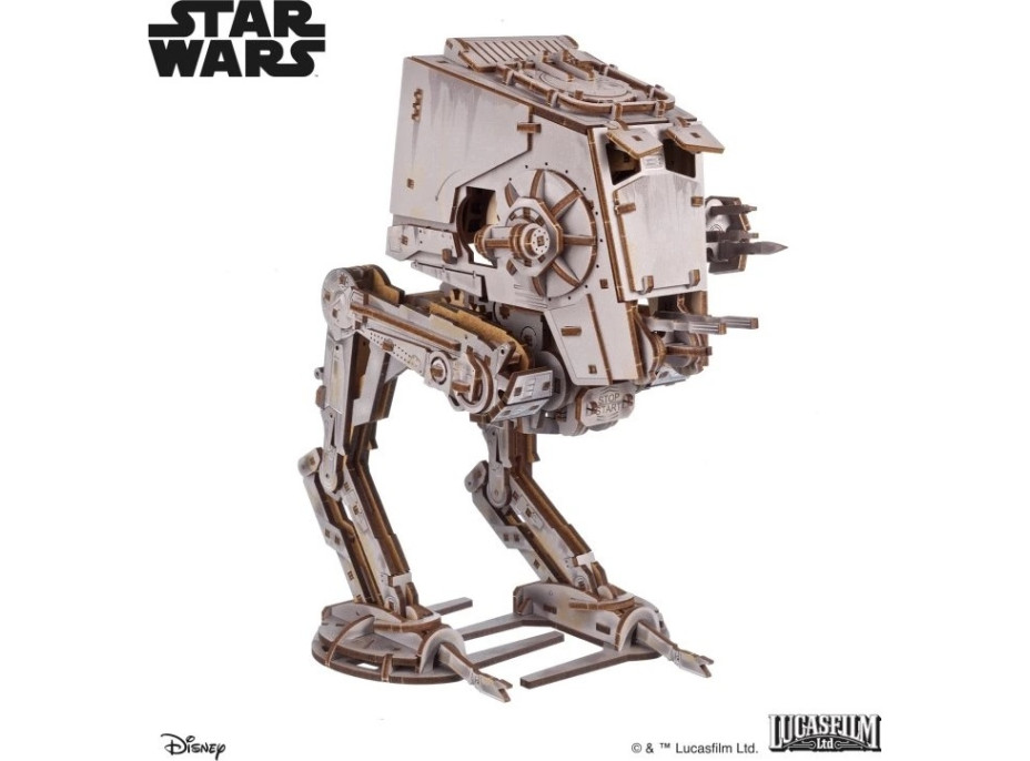 Ugears 3D dřevěná mechanická skládačka Star Wars AT-ST kráčedlo