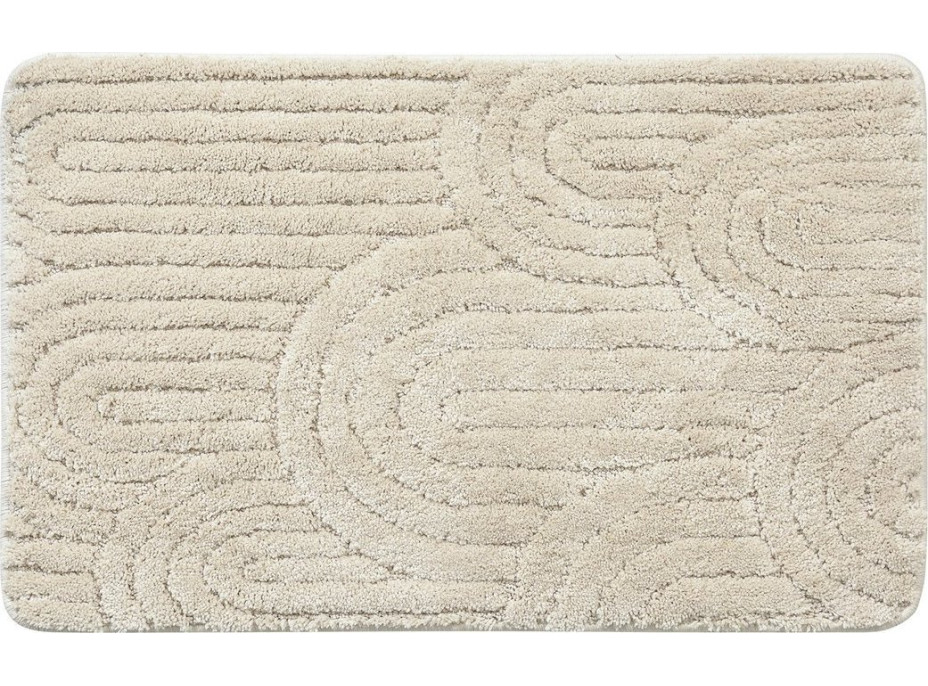 Aqualine RIST koupelnová předložka, 50x80cm, 100% polyester, protiskluz, ecru NI8592 Aqualine RIST koupelnová předložka, 50x80cm, 100% polyester, protiskluz, ecru NI8592