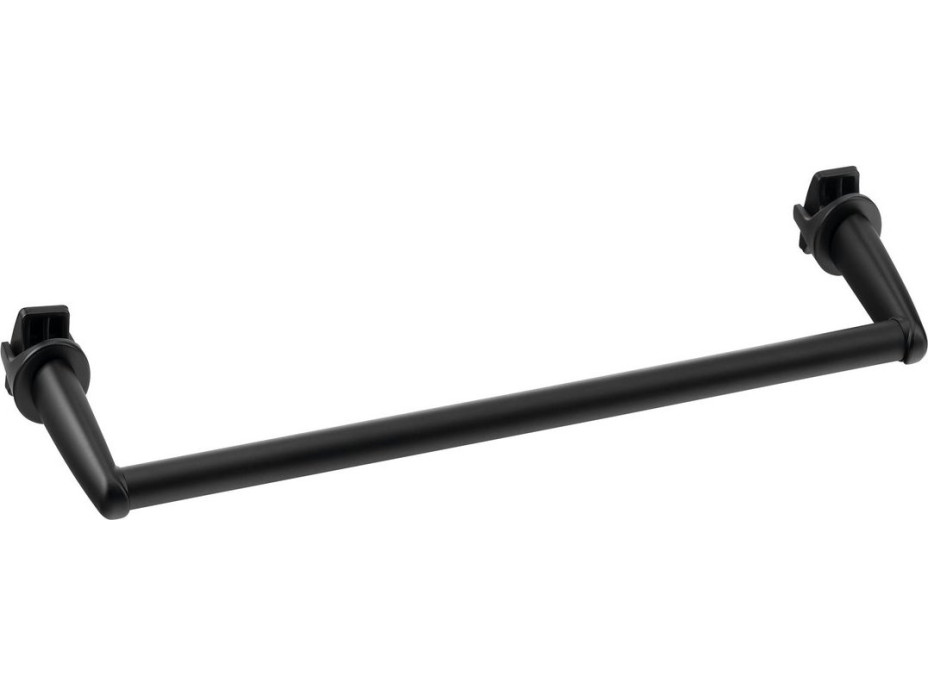 Aqualine Sušák ručníků na otopná tělesa 36cm rovný, černá mat IDR-40B