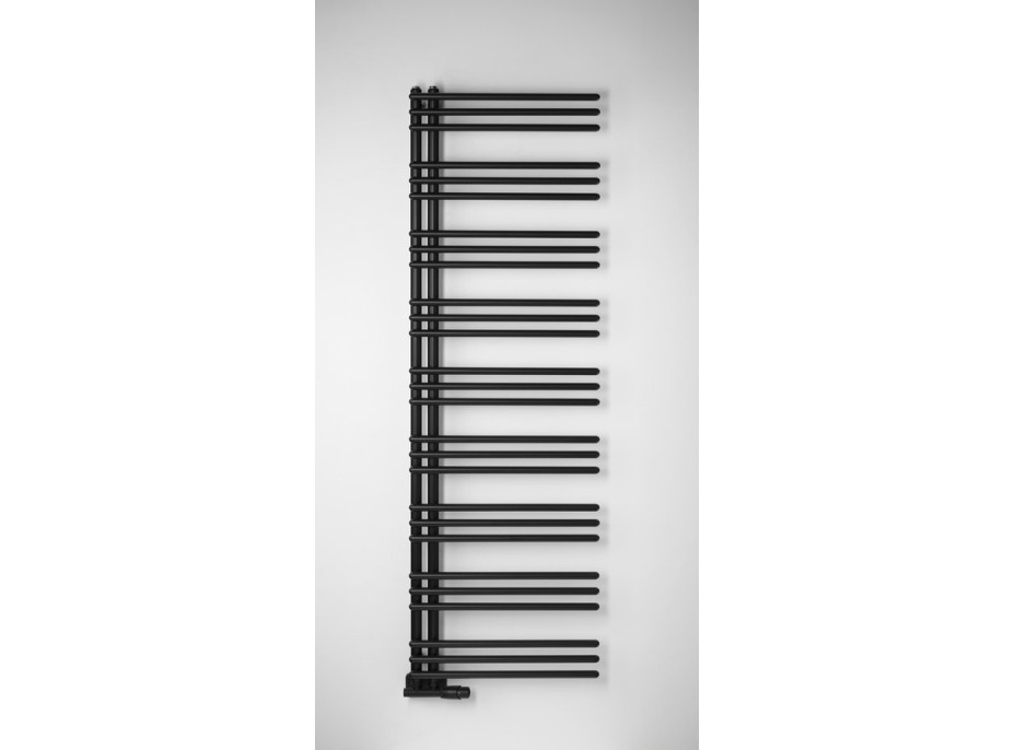 Aqualine POSEIDON otopné těleso 550x1740mm, černá mat PS517B