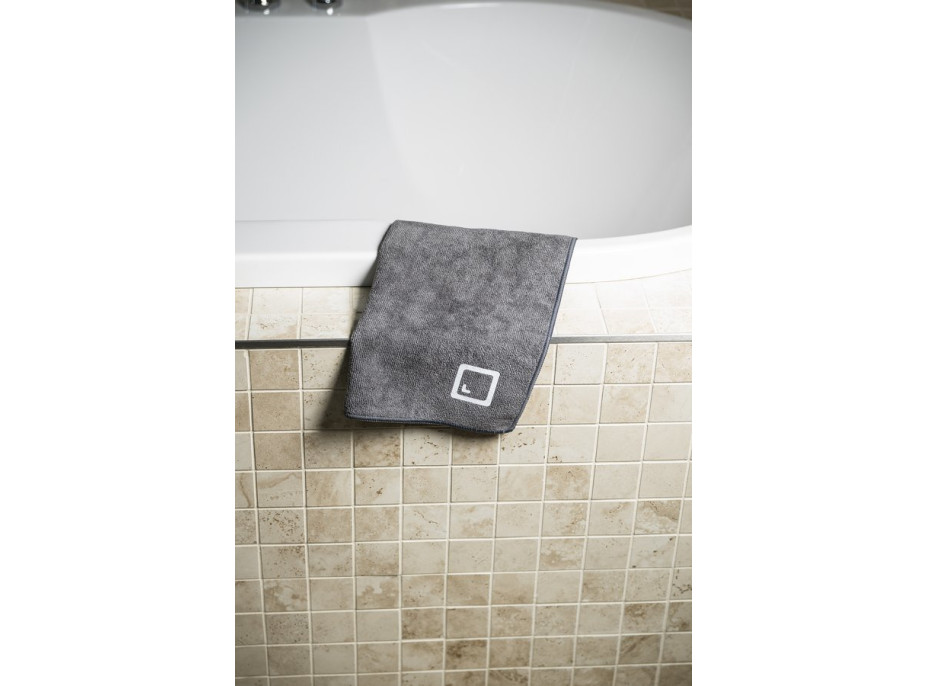 Sapho SAPHO mikrohadřík 40x40cm, šedá MIK01