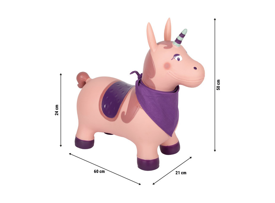 small foot Nafukovací hopsadlo jednorožec