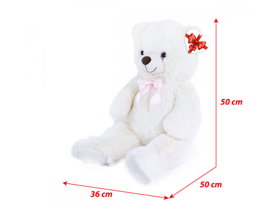 Rappa Plyšový medvěd Lily 78 cm krémově bílý s visačkou