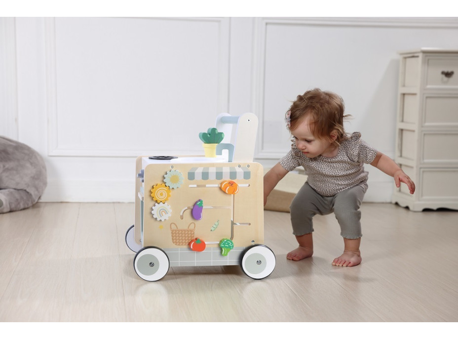 2Kids Toys Dřevěné chodítko Kuchyňka